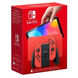 Nintendo Switch Versión OLED Mario Red Edition - Incluye Base- 2 Mandos Joy-Con