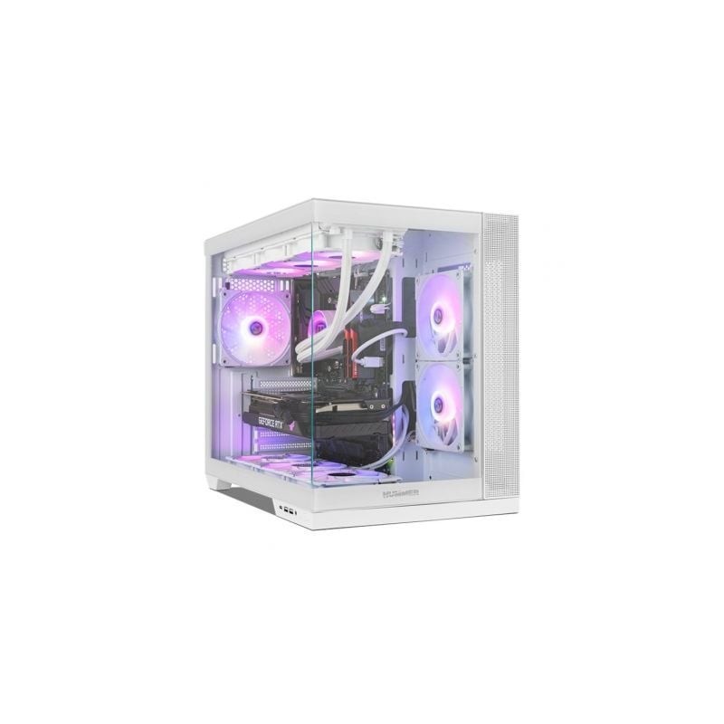 Caja Gaming Semitorre Nox Hummer Astra Neo- Blanca