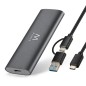 Carcasa ewent ew7061 ssd m-2 usb
