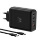 Cargador ewent ew1337 140w 3x usb