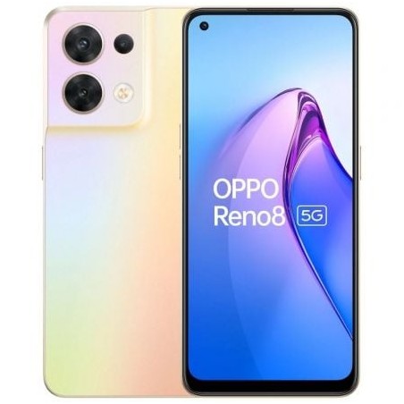 Smartphone Oppo Reno 8 8GB- 256GB- 6-43"- 5G- Oro Brillante