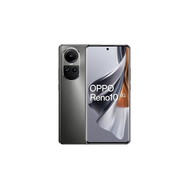 Smartphone Oppo Reno 10 8GB- 256GB- 6-7"- 5G- Gris Plateado