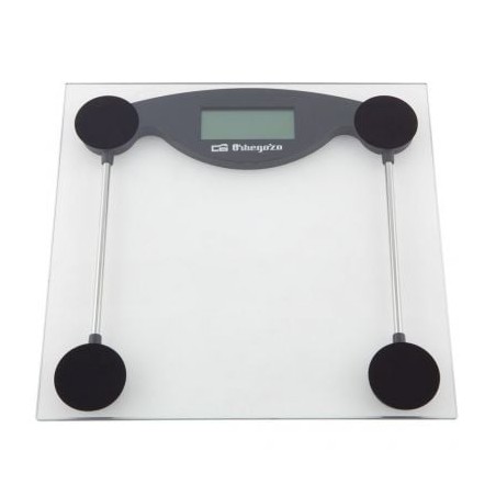 Báscula de Baño Orbegozo PB-2211- Hasta 150kg- Cristal