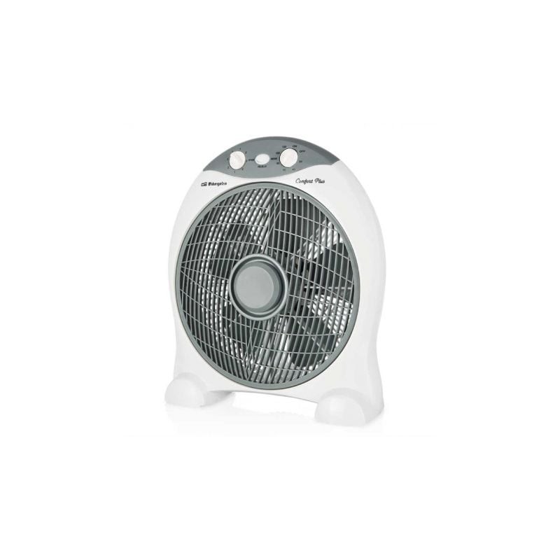 Ventilador de Suelo Orbegozo Box Fan BF 1030- 45W- 5 Aspas 30cm- 3 velocidades