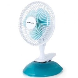 Ventilador de Sobremesa Orbegozo TF 0219- 8W- 3 Aspas 15cm- 2 velocidades