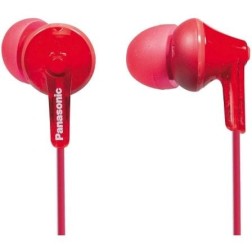 Auriculares Intrauditivos Panasonic RP-HJE125- Jack 3-5- Rojos