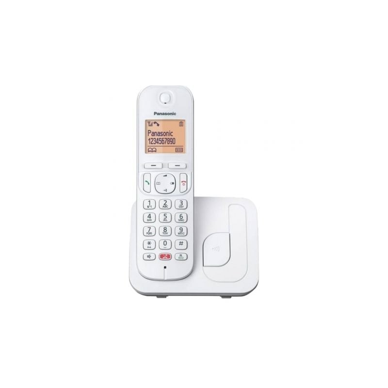 Teléfono Inalámbrico Panasonic KX-TGC250SPW- Blanco