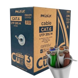 Bobina cable red phasak utp cat-6