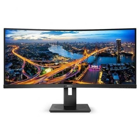 Monitor Profesional Ultrapanorámico Curvo Philips 346B1C 34"- WQHD- Multimedia- Regulable en altura- Negro