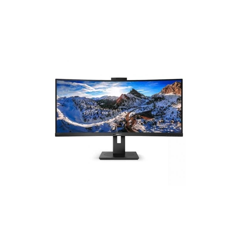 Monitor Profesional Ultrapanorámico Curvo Philips 346P1CRH 34"- WQHD- Webcam- Multimedia- Regulable en altura- Negro