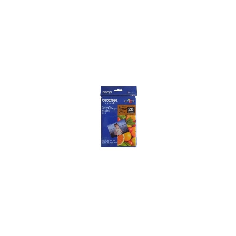 Papel foto brother brillante lbp71gp20 20