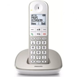 Teléfono Inalámbrico Philips XL4901S-23- Plata y Blanco