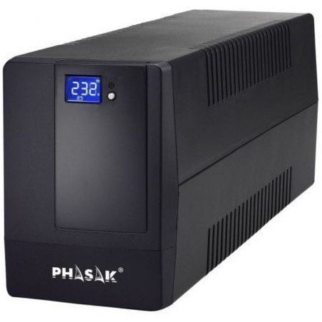 SAI-UPS 600VA PHASAK INTERACTIVO AVR 2XSCHUKO PH 9464