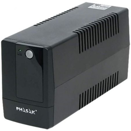 SAI Línea Interactiva Phasak Basic Interactive 600 VA- 600VA-360W- 2 Salidas- Formato Torre