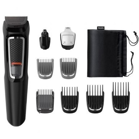 Cortapelos Multigroom Series 3000 Philips MG3740 con Batería- 9 Accesorios