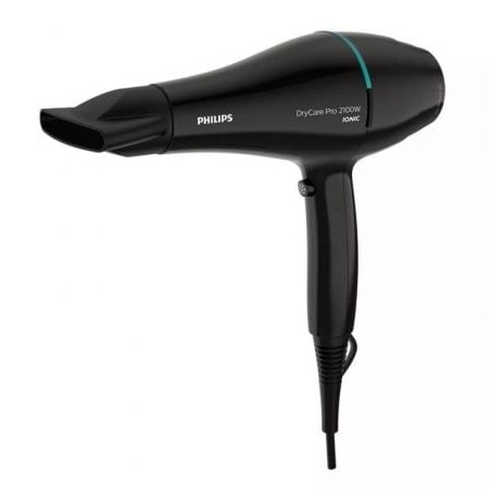 Secador Philips Drycare Pro BHD272- 2100W- Negro y Verde lago- 1 Accesorio