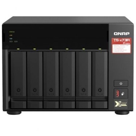 NAS QNAP TS-673A-8G- 6 Bahías 3-5"- 2-5"- 8GB DDR4- Formato Torre