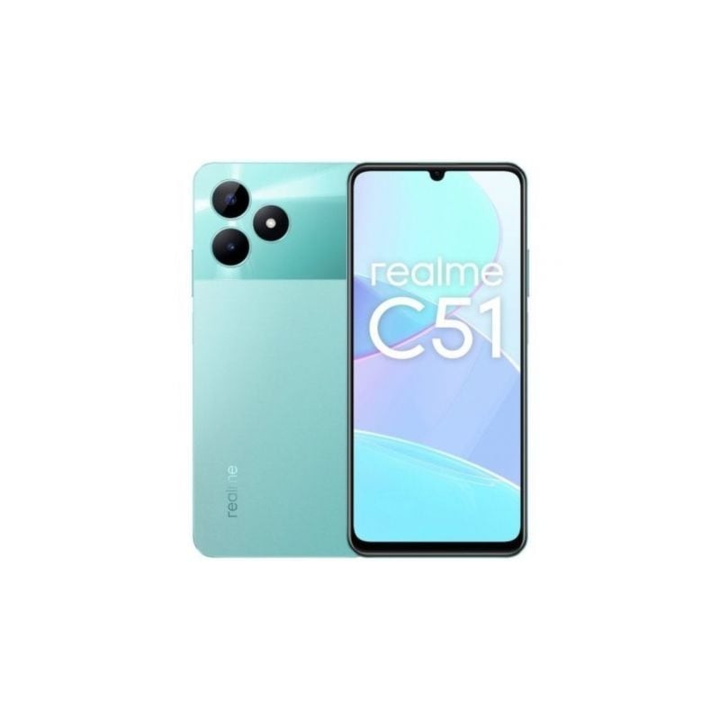 Smartphone Realme C51 6GB- 256GB- 6-74"- Verde Menta