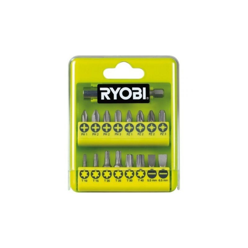 Estuche de 21 Puntas para Atornillar Ryobi RAK17SD