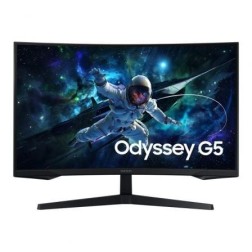 Monitor Gaming Curvo Samsung Odyssey G5 S27CG554EU 27"- QHD- 1ms- 165Hz- VA- Negro