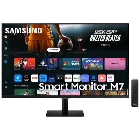 Smart Monitor Samsung M7 S32DM700UU 32"- 4K- Smart TV- Multimedia- Negro