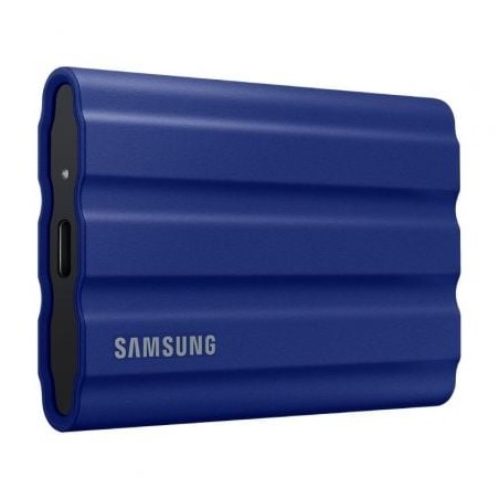 Disco Externo SSD Samsung Portable T7 Shield 2TB- USB 3-2- Azul