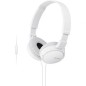 Auriculares Sony MDRZX110APW- con Micrófono- Jack 3-5- Blancos