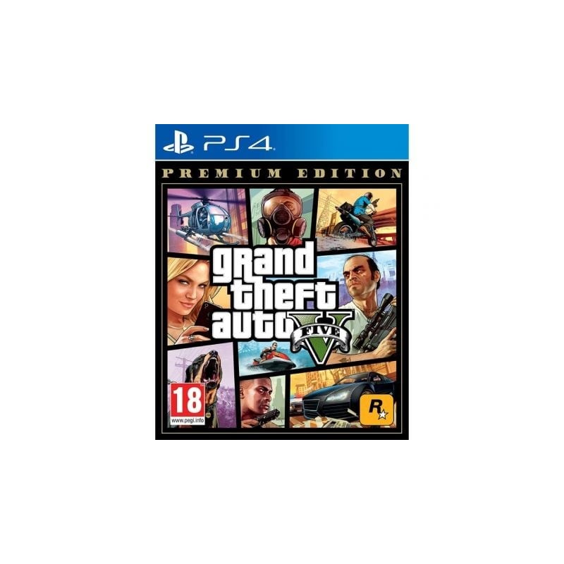 Juego para Consola Sony PS4 Grand Theft Auto V Edición Premium