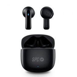 Auriculares Bluetooth SPC Zion 2 Play con estuche de carga- Autonomía 7h- Stick Corto 30mm- Negros