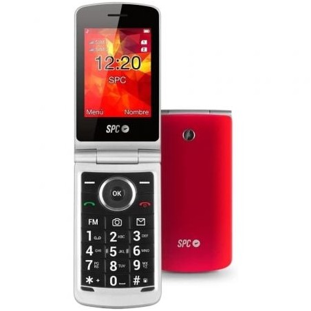 Teléfono Móvil SPC Opal para Personas Mayores- Rojo