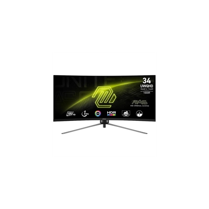 Monitor curvo gaming msi mag345cqrf e20