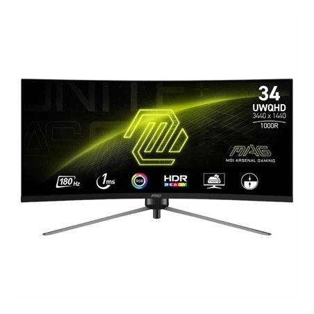 Monitor curvo gaming msi mag345cqrf e20
