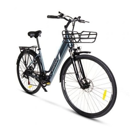 Bicicleta Eléctrica SmartGyro Ebike Sunset Titanium- Motor 250W- Ruedas 27-5"- Titanium