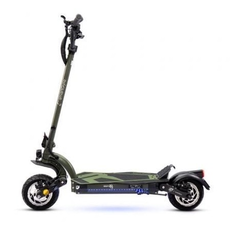 Patinete Eléctrico SmartGyro Raptor Certificado- Motor 1000W- Ruedas 10"- 25km-h -Autonomía 70km- Army