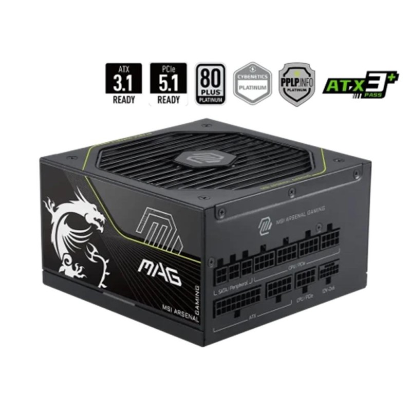 Fuente alimentacion msi mag a1000pls gaming