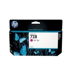 Cartucho tinta hp f9j66a magenta nº728