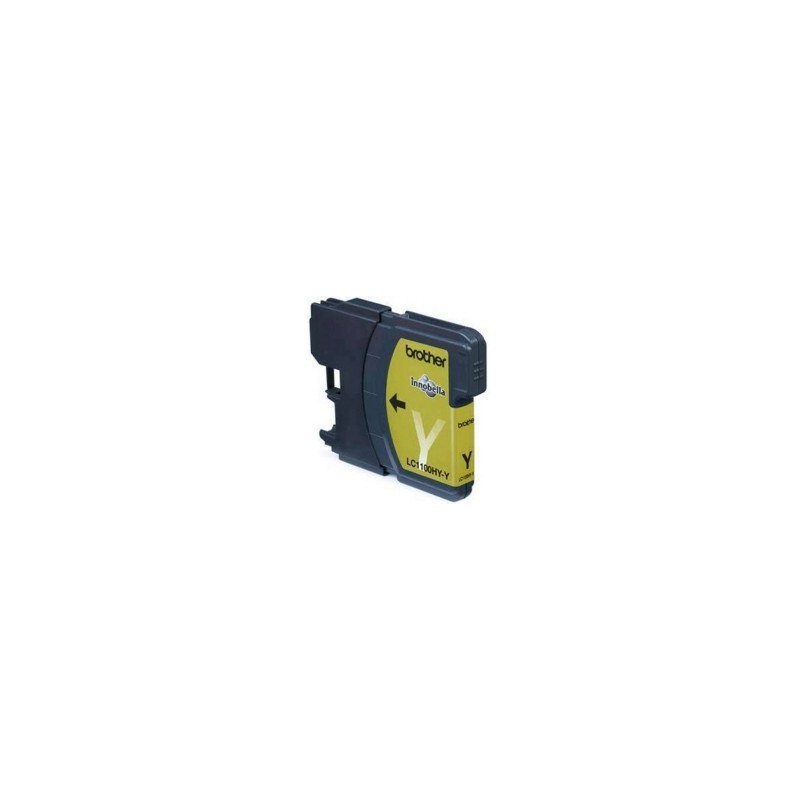 Cartucho tinta brother lc1100y amarillo 750