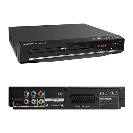 Reproductor DVD Sunstech DVPMH225BK