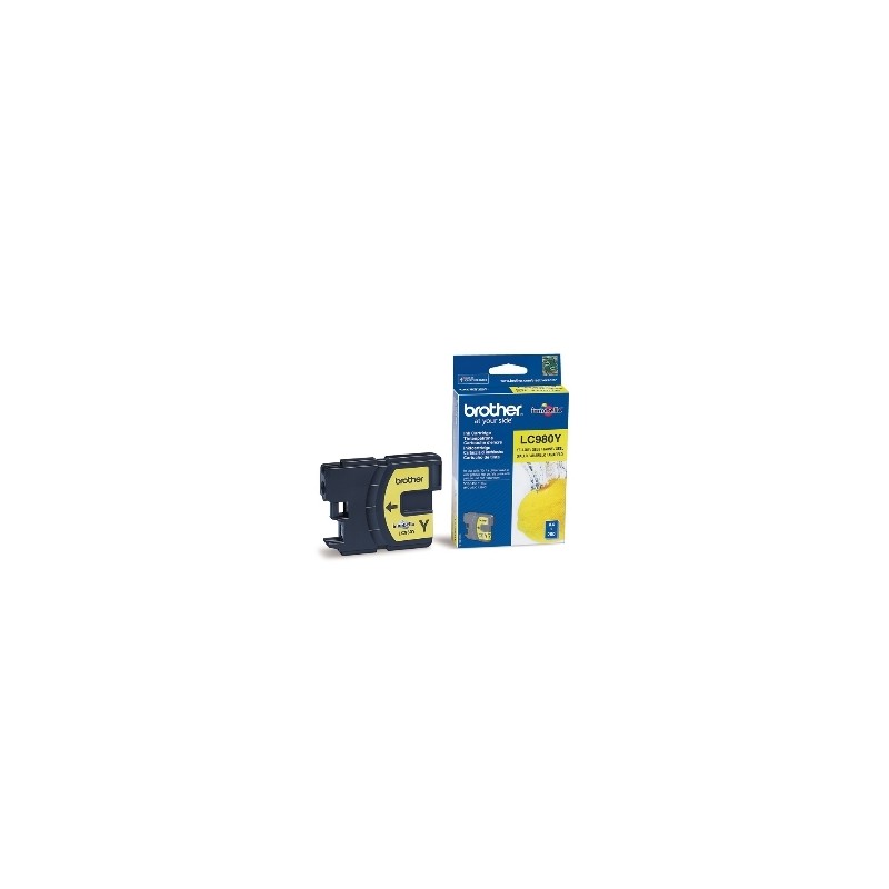 Cartucho tinta brother lc980y amarillo 260
