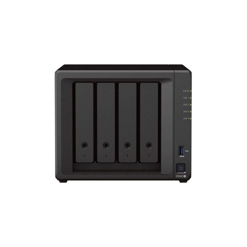 NAS Synology Diskstation DS923+- 4 Bahías 3-5"- 2-5"- 4GB DDR4- Formato Torre