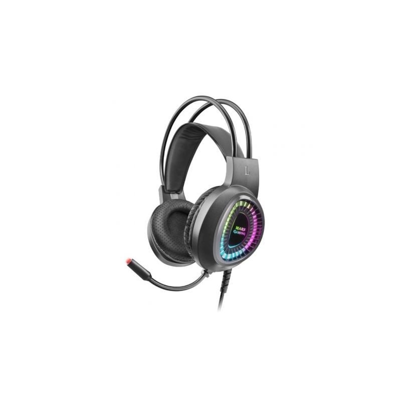 Auriculares Gaming con Micrófono Mars Gaming MH220- Jack 3-5- Negros