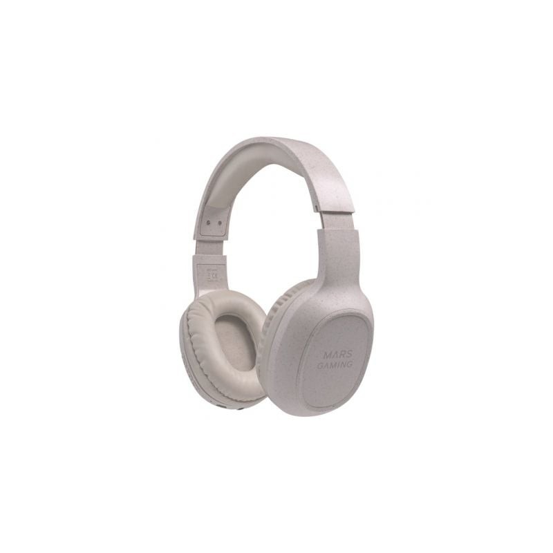 Auriculares Inalámbricos Mars Gaming MHW-ECO- con Micrófono- Bluetooth- Jack 3-5- Gris