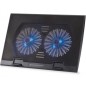 Base refrigeracion conceptronic portatiles 2 ventiladores