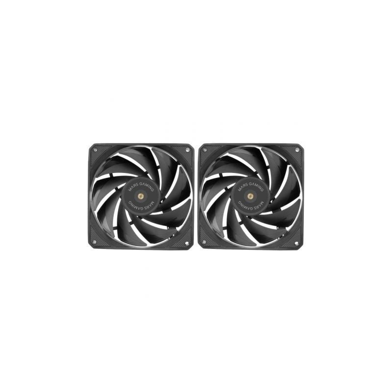 Pack 2 Ventiladores Mars Gaming MF-NCLX2- 12cm