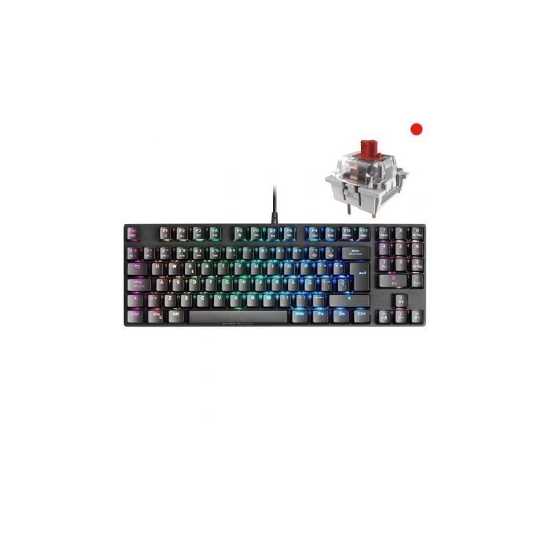 Teclado Gaming Mecánico Mars Gaming MKREVOPRORES- Switch Rojo