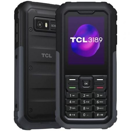 Teléfono Móvil Ruggerizado TCL 3189- Gris