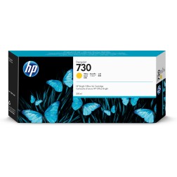 Cartucho tinta hp 730 amarillo 300ml