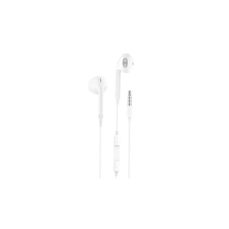 Auriculares Intrauditivos Tech One Tech earTECH TEC1001- con Micrófono- Jack 3-5- Blancos