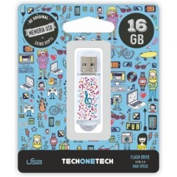 Pendrive 16GB Tech One Tech Music Dream USB 2-0