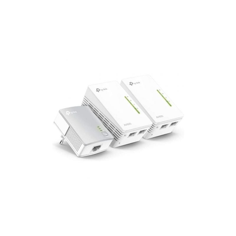 Adaptador Powerline TPLink WPA4220TKit 500Mbps- Alcance 300m- Pack de 3